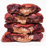 Load image into Gallery viewer, Red Velvet and Hazelnut Filling - (6 Cookies)
